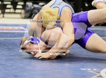Thumbnail 3 in NCHSAA Wrestling Championship (Finals 220 lb) photogallery.