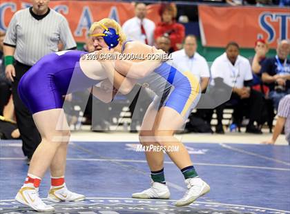 Thumbnail 1 in NCHSAA Wrestling Championship (Finals 220 lb) photogallery.