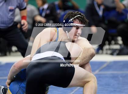 Thumbnail 3 in NCHSAA Wrestling Championship (Finals 220 lb) photogallery.