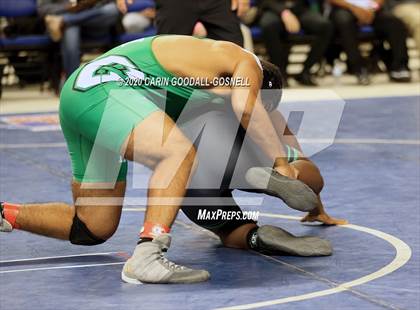 Thumbnail 1 in NCHSAA Wrestling Championship (Finals 220 lb) photogallery.