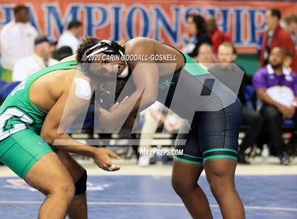 Thumbnail 3 in NCHSAA Wrestling Championship (Finals 220 lb) photogallery.