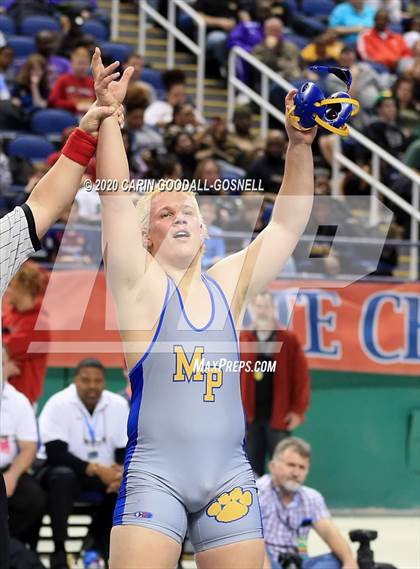 Thumbnail 3 in NCHSAA Wrestling Championship (Finals 220 lb) photogallery.
