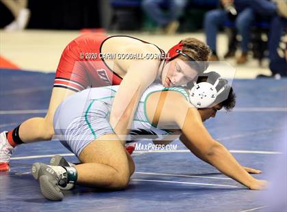 Thumbnail 2 in NCHSAA Wrestling Championship (Finals 220 lb) photogallery.