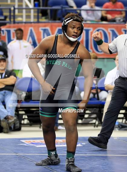 Thumbnail 2 in NCHSAA Wrestling Championship (Finals 220 lb) photogallery.
