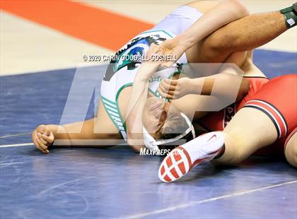 Thumbnail 2 in NCHSAA Wrestling Championship (Finals 220 lb) photogallery.
