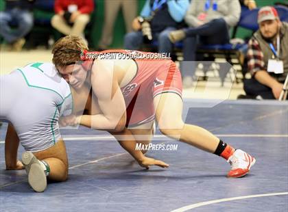 Thumbnail 2 in NCHSAA Wrestling Championship (Finals 220 lb) photogallery.