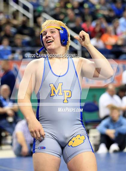 Thumbnail 2 in NCHSAA Wrestling Championship (Finals 220 lb) photogallery.