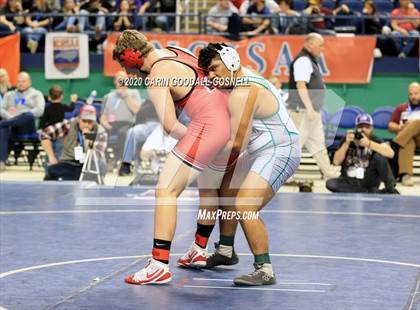 Thumbnail 1 in NCHSAA Wrestling Championship (Finals 220 lb) photogallery.