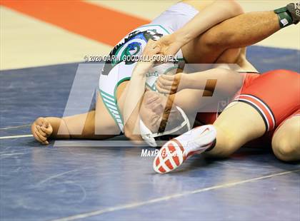 Thumbnail 1 in NCHSAA Wrestling Championship (Finals 220 lb) photogallery.
