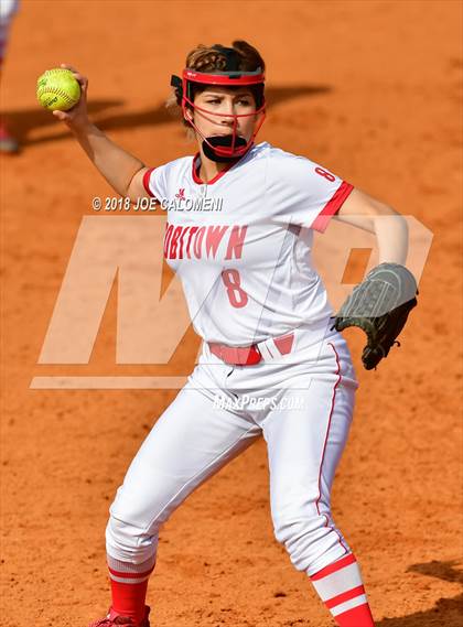 Thumbnail 1 in Boerne vs Robstown (SAISD Softball Tournament) photogallery.