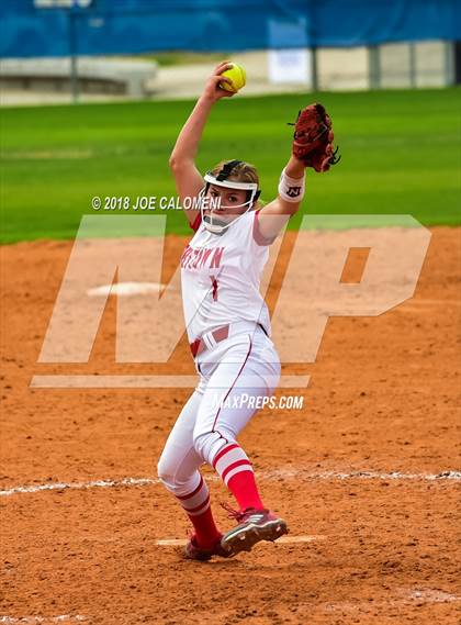 Thumbnail 1 in Boerne vs Robstown (SAISD Softball Tournament) photogallery.