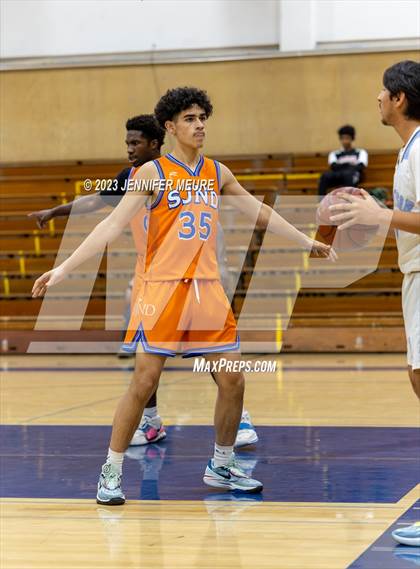 Thumbnail 3 in Tennyson vs. St. Joseph Notre Dame photogallery.