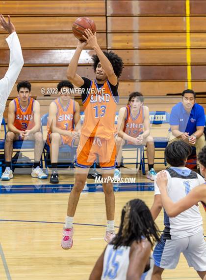 Thumbnail 3 in Tennyson vs. St. Joseph Notre Dame photogallery.