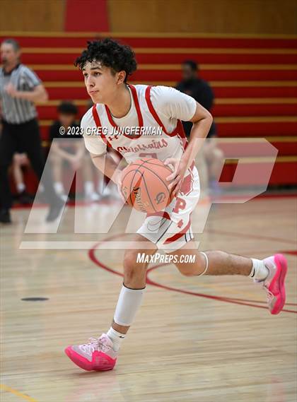 Thumbnail 3 in Palma vs. Woodside (Rose City Tournament at Cardinal Newman) photogallery.