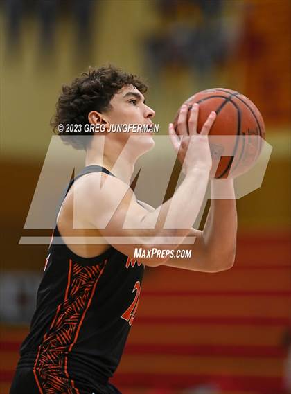 Thumbnail 3 in Palma vs. Woodside (Rose City Tournament at Cardinal Newman) photogallery.