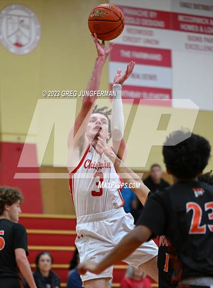 Thumbnail 3 in Palma vs. Woodside (Rose City Tournament at Cardinal Newman) photogallery.