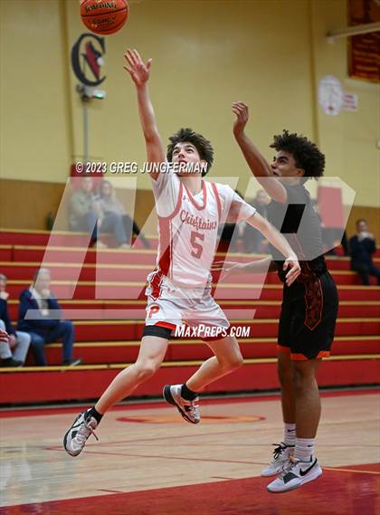 Thumbnail 3 in Palma vs. Woodside (Rose City Tournament at Cardinal Newman) photogallery.