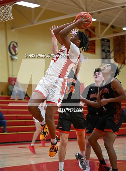 Thumbnail 3 in Palma vs. Woodside (Rose City Tournament at Cardinal Newman) photogallery.