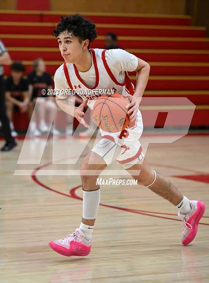 Thumbnail 2 in Palma vs. Woodside (Rose City Tournament at Cardinal Newman) photogallery.