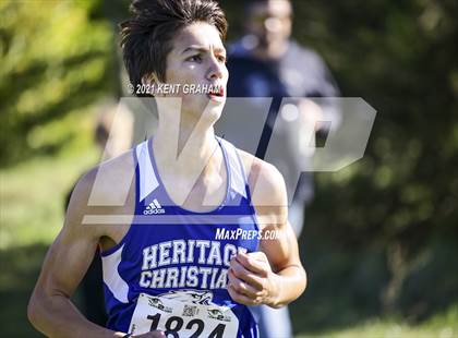 Thumbnail 1 in IHSAA Cross Country Noblesville Regional Championship  photogallery.