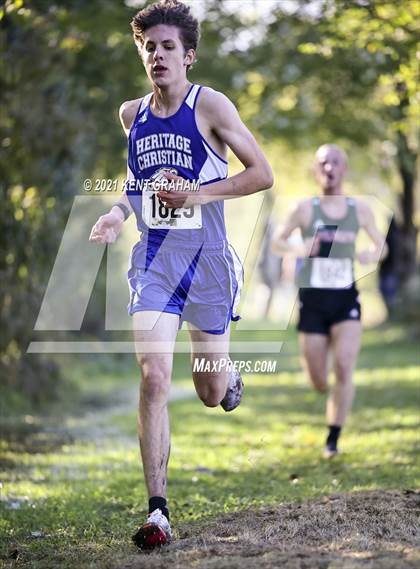 Thumbnail 3 in IHSAA Cross Country Noblesville Regional Championship  photogallery.
