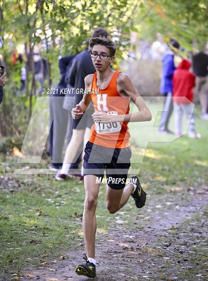 Thumbnail 2 in IHSAA Cross Country Noblesville Regional Championship  photogallery.