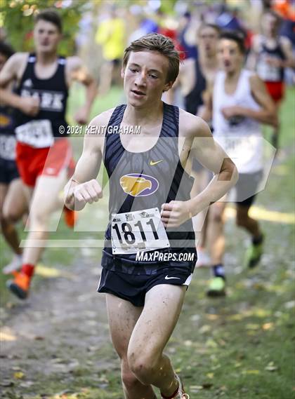 Thumbnail 2 in IHSAA Cross Country Noblesville Regional Championship  photogallery.