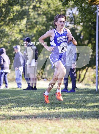 Thumbnail 3 in IHSAA Cross Country Noblesville Regional Championship  photogallery.