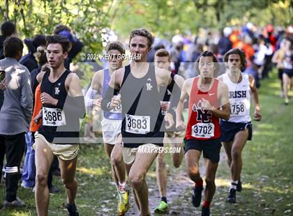 Thumbnail 3 in IHSAA Cross Country Noblesville Regional Championship  photogallery.
