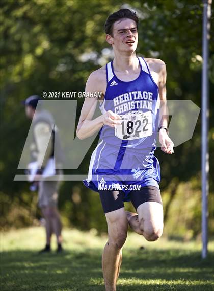 Thumbnail 3 in IHSAA Cross Country Noblesville Regional Championship  photogallery.