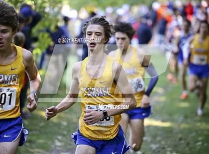Thumbnail 2 in IHSAA Cross Country Noblesville Regional Championship  photogallery.