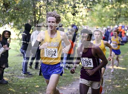 Thumbnail 1 in IHSAA Cross Country Noblesville Regional Championship  photogallery.