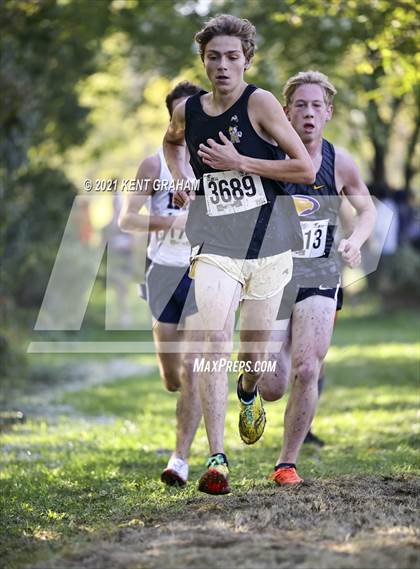 Thumbnail 3 in IHSAA Cross Country Noblesville Regional Championship  photogallery.