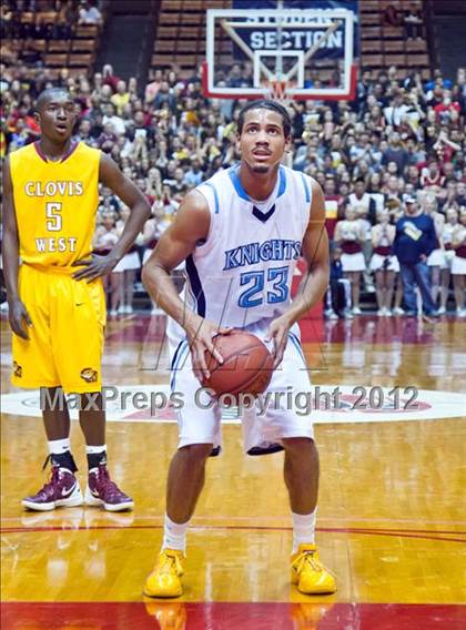 Thumbnail 2 in Clovis West vs Bullard (CIF CS D1 Final) photogallery.