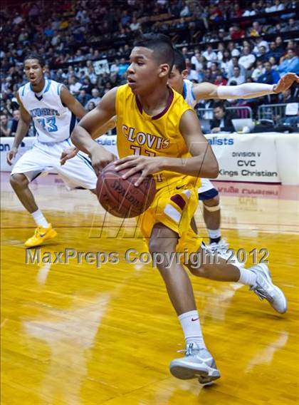 Thumbnail 1 in Clovis West vs Bullard (CIF CS D1 Final) photogallery.
