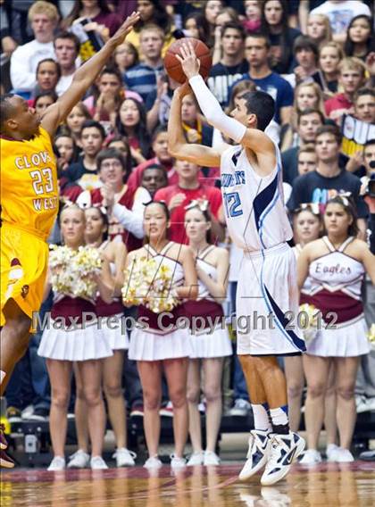 Thumbnail 2 in Clovis West vs Bullard (CIF CS D1 Final) photogallery.