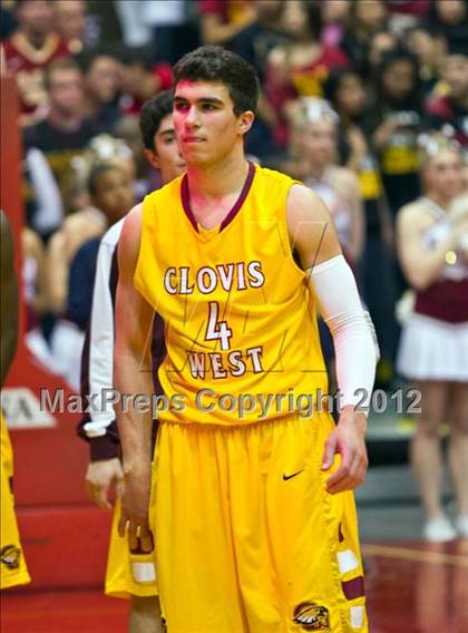 Thumbnail 2 in Clovis West vs Bullard (CIF CS D1 Final) photogallery.