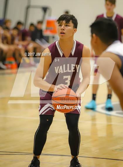 Thumbnail 1 in Valley vs. Piedra Vista (Jalene Berger Allstate Holiday Hoops Classic) photogallery.