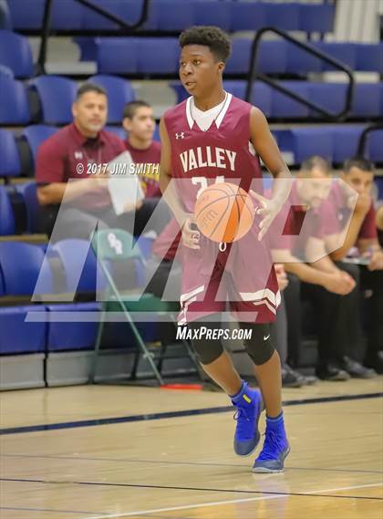 Thumbnail 3 in Valley vs. Piedra Vista (Jalene Berger Allstate Holiday Hoops Classic) photogallery.