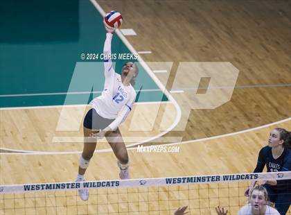 Thumbnail 3 in Mount Paran Christian vs. Mount Pisgah Christian (GHSA 1A Seminfinal) photogallery.