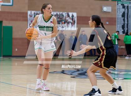 Thumbnail 3 in Pahrump Valley vs Virgin Valley (2025 NIAA Girls Basketball Quarter Finals) photogallery.
