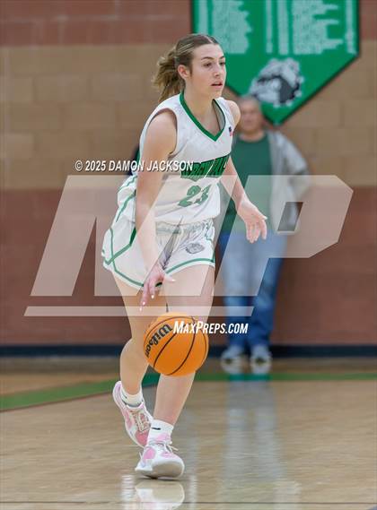 Thumbnail 2 in Pahrump Valley vs Virgin Valley (2025 NIAA Girls Basketball Quarter Finals) photogallery.