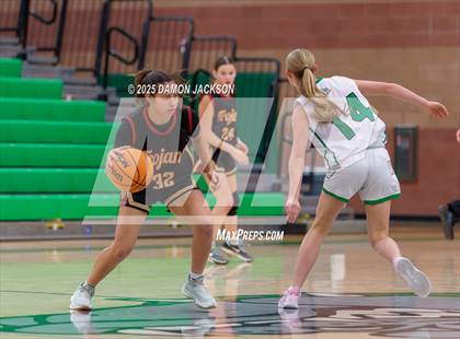Thumbnail 3 in Pahrump Valley vs Virgin Valley (2025 NIAA Girls Basketball Quarter Finals) photogallery.
