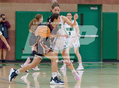 Thumbnail 3 in Pahrump Valley vs Virgin Valley (2025 NIAA Girls Basketball Quarter Finals) photogallery.