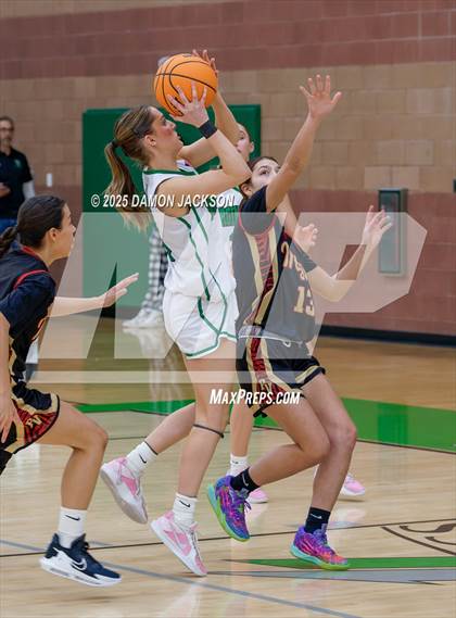 Thumbnail 1 in Pahrump Valley vs Virgin Valley (2025 NIAA Girls Basketball Quarter Finals) photogallery.
