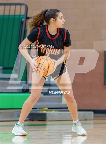 Thumbnail 1 in Pahrump Valley vs Virgin Valley (2025 NIAA Girls Basketball Quarter Finals) photogallery.
