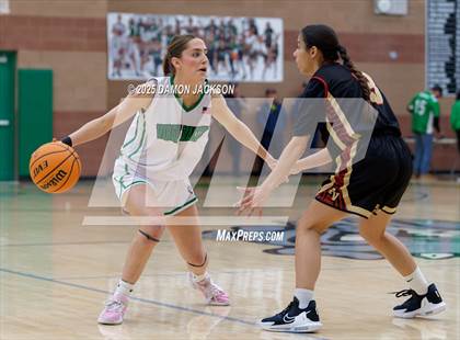 Thumbnail 1 in Pahrump Valley vs Virgin Valley (2025 NIAA Girls Basketball Quarter Finals) photogallery.