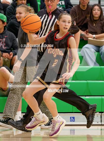 Thumbnail 3 in Pahrump Valley vs Virgin Valley (2025 NIAA Girls Basketball Quarter Finals) photogallery.