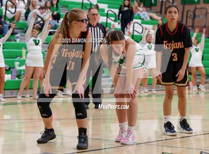 Thumbnail 2 in Pahrump Valley vs Virgin Valley (2025 NIAA Girls Basketball Quarter Finals) photogallery.