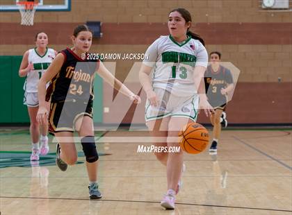 Thumbnail 3 in Pahrump Valley vs Virgin Valley (2025 NIAA Girls Basketball Quarter Finals) photogallery.
